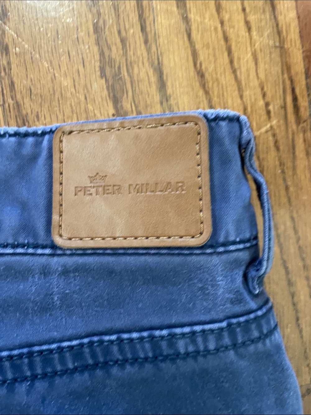 Peter Millar Navy Straight-Leg Jeans - Picture 5 of 7